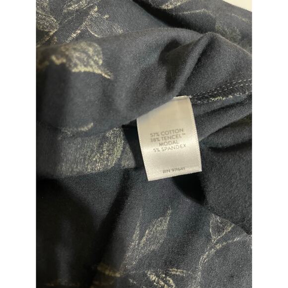 J.Jill PureJill Gray Floral Long Sleeve Maxi Dress NWT Women’s Size 2X - Picture 7 of 8